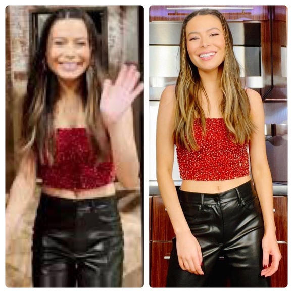 ALICE + OLIVIA Crystal Embellished Crop Top - Picture 8 of 17